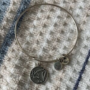 Alex and Ani Silver Charm Bangle Bracelet